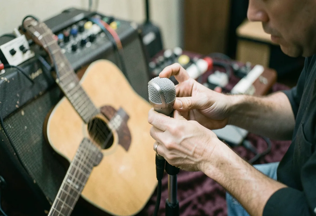 How to Mic an Acoustic Guitar for Studio